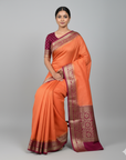 BANARASI SILK SAREE WITH UNSTITCHED BLOUSE PIECE