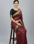 BANARASI SILK SAREE WITH UNSTITCHED BLOUSE PIECE