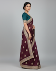 LUXURY DESIGNER SAREE WITH EMBROIDERY WORK