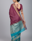 KANJIVARAM SOFT SILK SAREE WITH UNSTITCHED BLOUSE PIECE