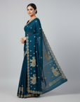 LUXURY DESIGNER SAREE WITH HEAVY EMBROIDERY WORK