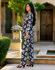 Black & white floral co-ord set