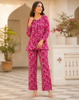 Rani pink printed co-ord set