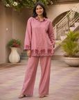 Dusty pink elephant printed co-ord set