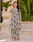 Abstract printed co-ord set