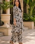 Abstract printed co-ord set
