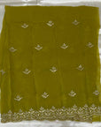 LUXURY DESIGNER SAREE WITH UNSTITCHED BLOUSE PIECE