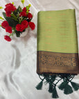 KANJIVARAM SEMI SILK SAREE