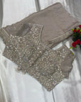 DESIGNER SAREE WITH HEAVY WORK BLOUSE