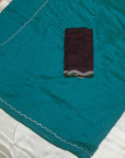 DESIGNER STONE SAREE WITH STONE WORK BLOUSE PIECE