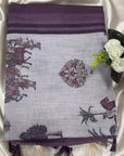 TRADITIONAL INDIAN KALAMKARI COTTON SAREE