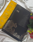 BANARASI SOFT SILK SAREE WITH UNSTITCHED BLOUSE PIECE