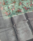 PREMIUM TISSUE SILK SAREE WITH DESIGNER BLOUSE UNSTITCHED