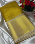 PREMIUM GOLDEN TISSUE SILK SAREE