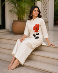 Pure cotton embroidery co-ord set