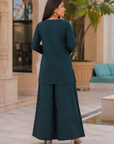 Embroidered co-ord set premium casual wear